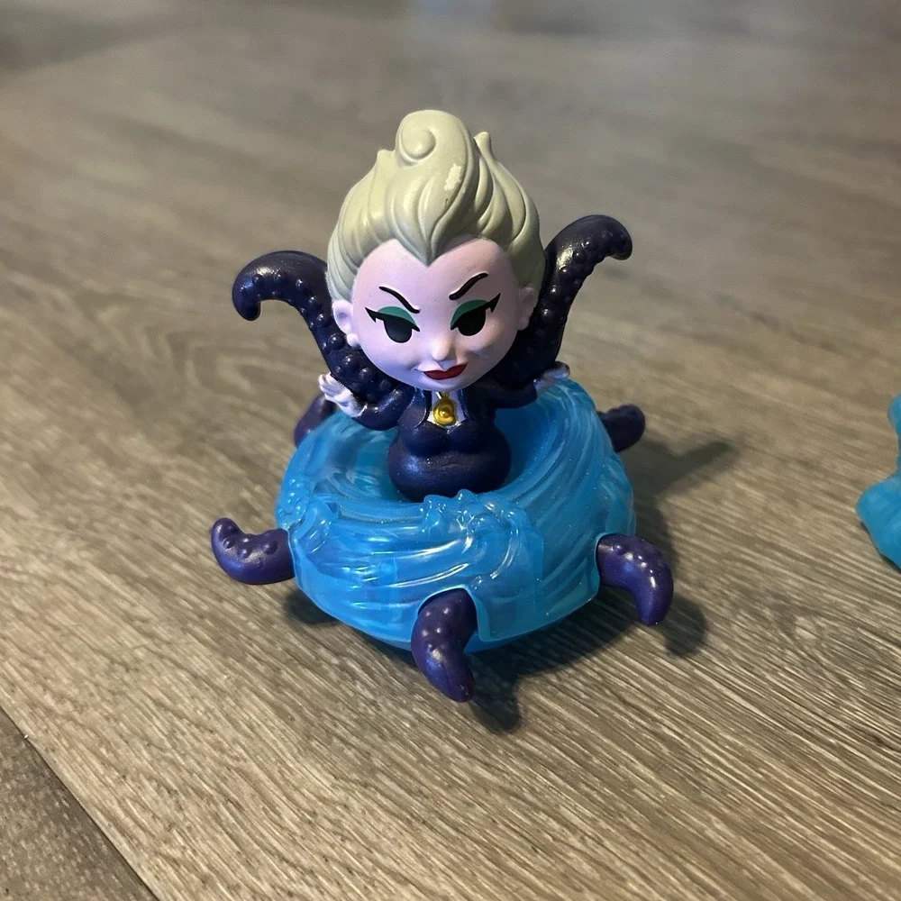 Little Mermaid 2023 McDonald's Happy Meal Toys USED- Lot Of 3 Ursula Crab